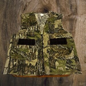 Vtg Walls Realtree Camo Vest Men's Large